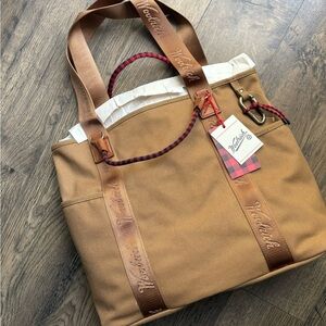 Woolrich x Target Large Tote Bag in Khaki Brown LE NWT